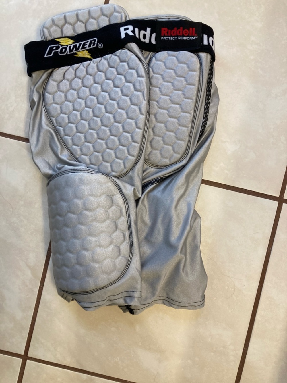 Riddell Kids Padded Bottoms - Silver